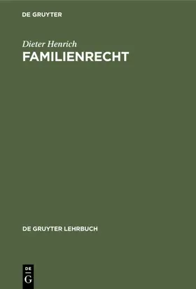 Henrich |  Familienrecht | eBook | Sack Fachmedien