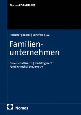 Hölscher / Becker / Bonefeld |  Familienunternehmen | Buch |  Sack Fachmedien
